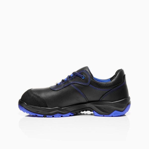 ELTEN-S3-Sicherheits-Arbeits-Berufs-Schuhe, Halbschuhe, REACTION blue Low, ESD, schwarz/blau