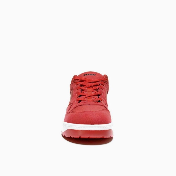 ELTEN-S3-Sicherheits-Arbeits-Berufs-Schuhe, Halbschuhe, MAVERICK RED LOW ESD, rot