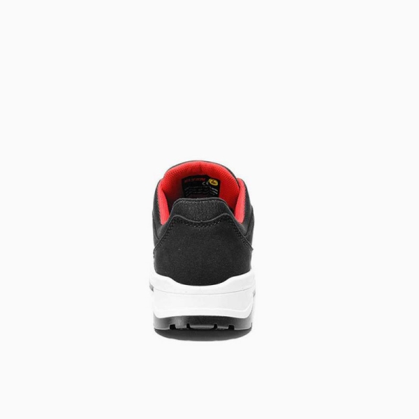 ELTEN-S3-Sicherheits-Arbeits-Berufs-Schuhe, Halbschuhe, MAVERICK BLACK LOW, ESD, schwarz