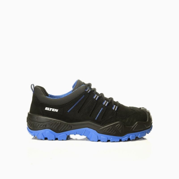 ELTEN-S3-Sicherheitshalbschuh, QUENTIN black-blue low, ESD, schwarz-blau