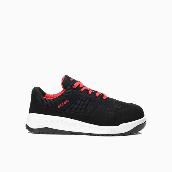 ELTEN-S1P, Sicherheitshalbschuhe, LAKERS M, black Low ESD, schwarz