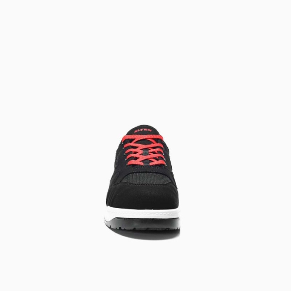 ELTEN-S1P, Sicherheitshalbschuhe, LAKERS M, black Low ESD, schwarz