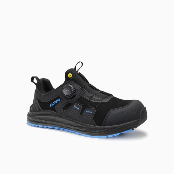 ELTEN Sicherheitshalbschuh, IVAR XXNF BOA® black-blue Low ESD S3S