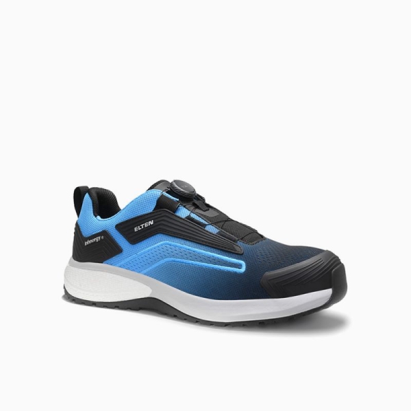 ELTEN Sicherheitshalbschuh, TORNADO XXSW BOA® black-blue Low ESD S1PS