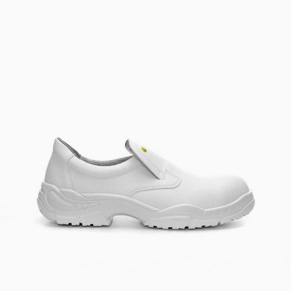 ELTEN-S2-Sicherheits-Arbeits-Berufs-Slipper, WHITE SLIPPER LOW ESD, wei�
