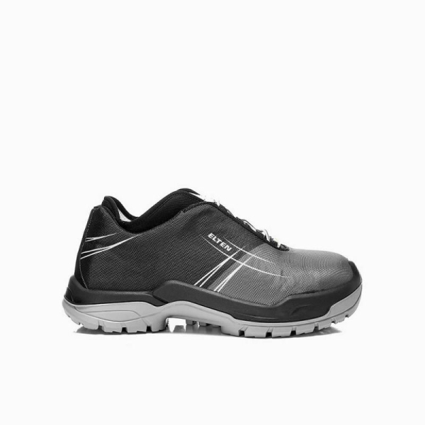 ELTEN-S3-Sicherheits-Arbeits-Berufs-Schuhe, Halbschuhe, DIALUTION LOW ESD, schwarz / grau