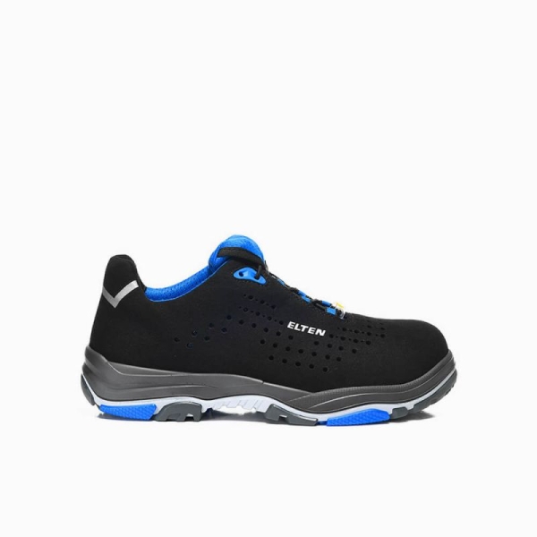 ELTEN-S1-ERGO-ACTIVE-Sicherheitshalbschuhe, IMPULSE EA Low, ESD, Fu�typ 3, blau