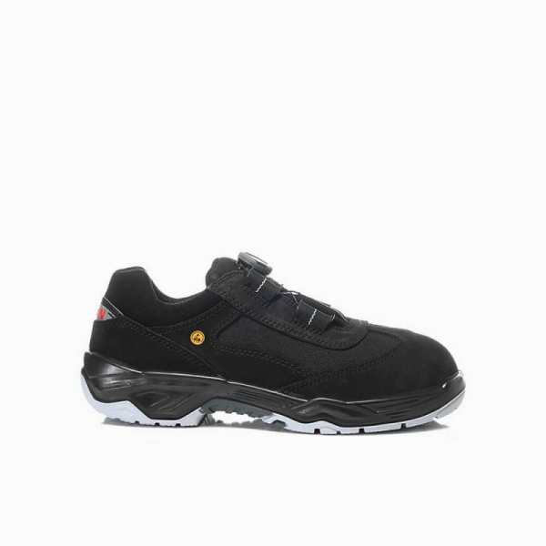 ELTEN-S3-Sicherheits-Arbeits-Berufs-Schuhe, Halbschuhe, DUSTIN BOA LOW ESD, schwarz