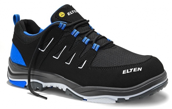 ELTEN-S1P-ERGO-ACTIVE-Sicherheitshalbschuhe, WILLIAM Low, ESD, Futyp 1, blau