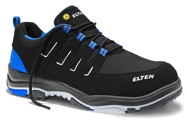 ELTEN-S1P-ERGO-ACTIVE-Sicherheitshalbschuhe, WILLIAM Low, ESD, Futyp 3, blau