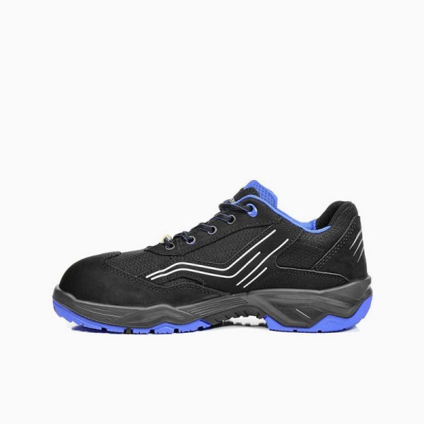 ELTEN-S1-Sicherheits-Arbeits-Berufs-Schuhe, Halbschuhe, AMBITION BLUE LOW, ESD, blau