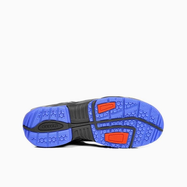 ELTEN-S1-Sicherheits-Arbeits-Berufs-Schuhe, Halbschuhe, AMBITION BLUE LOW, ESD, blau