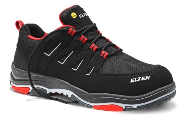 ELTEN-S1P-ERGO-ACTIVE-Sicherheitshalbschuhe, WILLIAM Low, ESD, Futyp 2, red