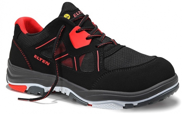 ELTEN-S1P-ERGO-ACTIVE-Sicherheitshalbschuhe, ANTHONY Low, ESD, Futyp 2, rot