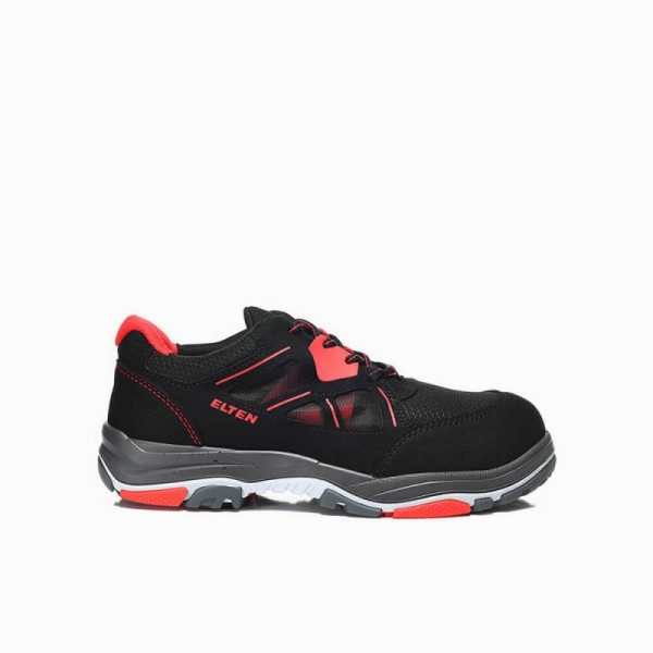 ELTEN-S1P-ERGO-ACTIVE-Sicherheitshalbschuhe, ANTHONY Low, ESD, Fu�typ 2, rot