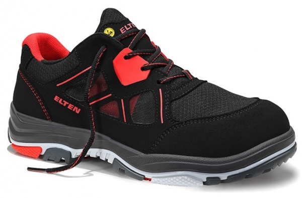 ELTEN-S1P-ERGO-ACTIVE-Sicherheitshalbschuhe, ANTHONY Low, ESD, Futyp 3, rot