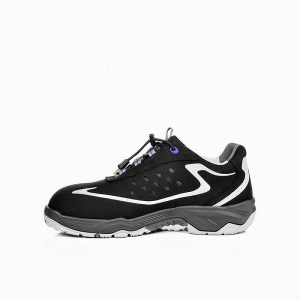 ELTEN-S1-Sicherheits-Arbeits-Berufs-Schuhe, Halbschuhe, RUSHER LOW, ESD, schwarz/grau