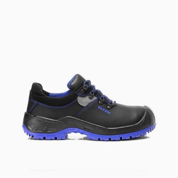 ELTEN--Sicherheits-Arbeits-Berufs-Schuhe, Halbschuhe, ALLESIO blue Low, ESD, S3, schwarz/blau