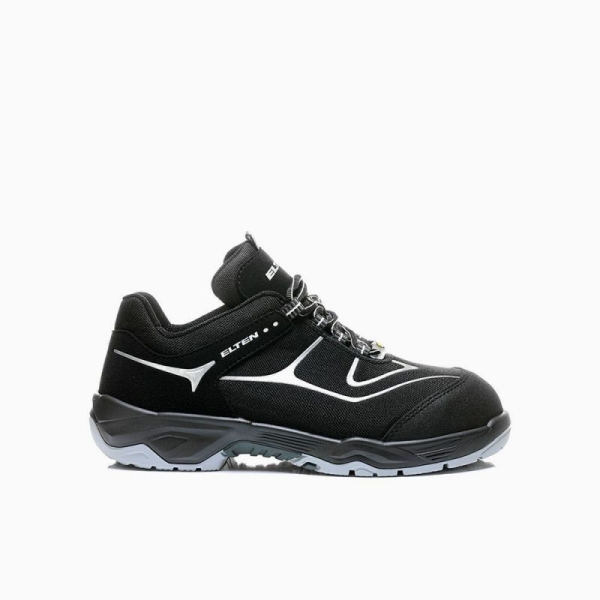 ELTEN-S3-Sicherheits-Arbeits-Berufs-Schuhe, Halbschuhe, HORIZON LOW, ESD, schwarz/grau