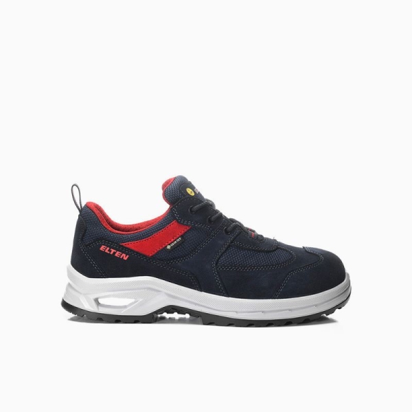 ELTEN-S2-Sicherheitshalbschuhe, ROBSON XXP GTX blue-red Low ESD S2