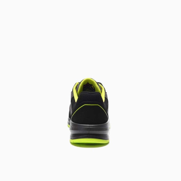 ELTEN-S3-Sicherheitshalbschuhe, LOAN XXSports Pro black-lime Low ESD, schwarz/lime