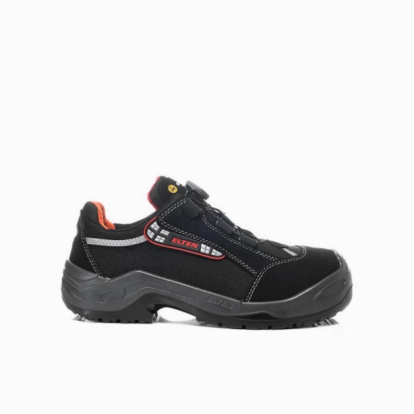 ELTEN-S3-Sicherheits-Arbeits-Berufs-Schuhe, Halbschuhe, SENEX BOA ESD, schwarz