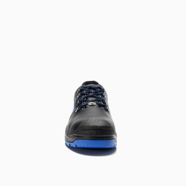 ELTEN-S3-Sicherheitshalbschuhe, LEONARDO XXSG, black-blue Low ESD, schwarz/blau