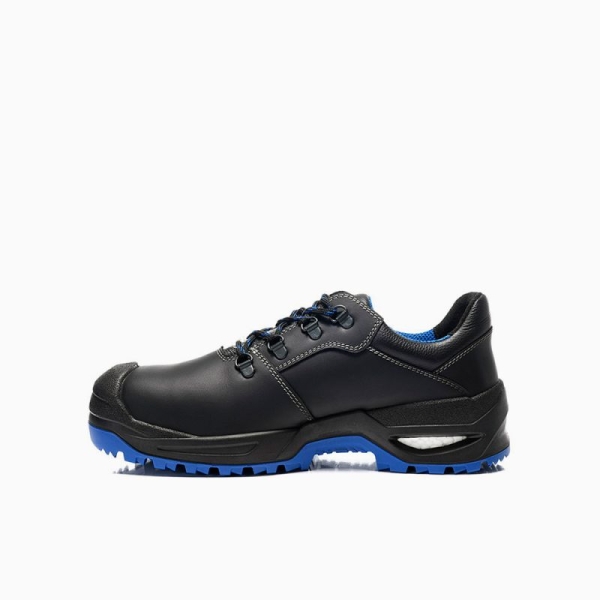 ELTEN-S3-Sicherheitshalbschuhe, LEONARDO XXSG, black-blue Low ESD, schwarz/blau