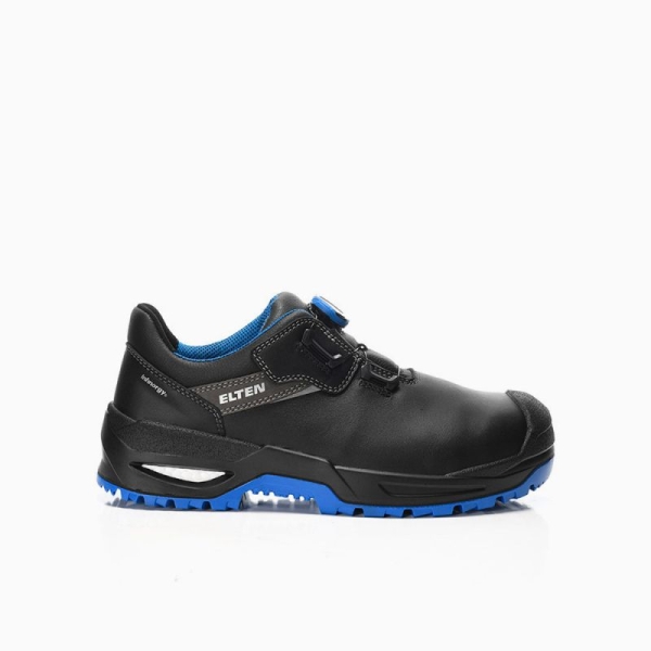 ELTEN-S3-Sicherheitshalbschuh, STEFANO XXSG BOA black-blue low, ESD, schwarz-blau