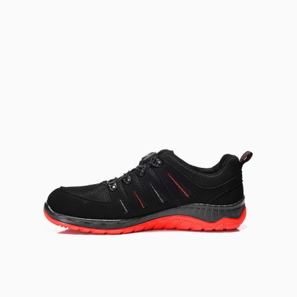 ELTEN-S3-Sicherheitsschuhe MADDOX BOA� black-red Low ESD S3, schwarz/rot