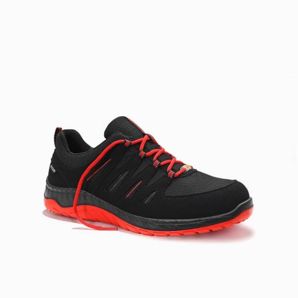 ELTEN-S3-Sicherheitshalbschuhe, MADDOX W Low, ESD, schwarz-rot