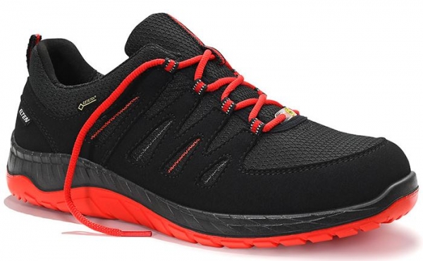 ELTEN-S3-Sicherheitshalbschuhe, MADDOX GTX W Low, ESD, CI schwarz-rot
