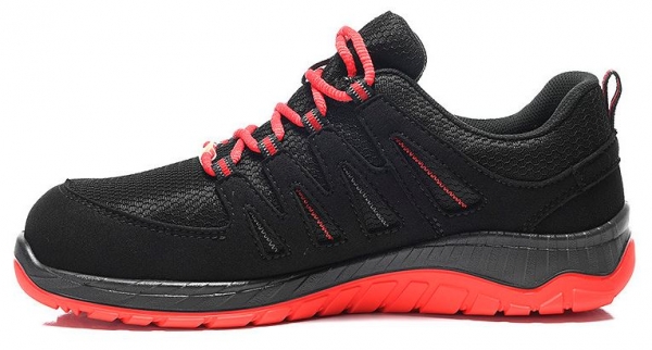 ELTEN-S3-Sicherheitshalbschuhe, MADDOX GTX W Low, ESD, CI schwarz-rot