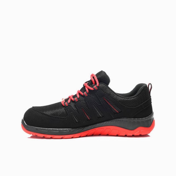 ELTEN-S3-Sicherheitshalbschuhe, MADDOX GTX W Low, ESD, CI schwarz-rot
