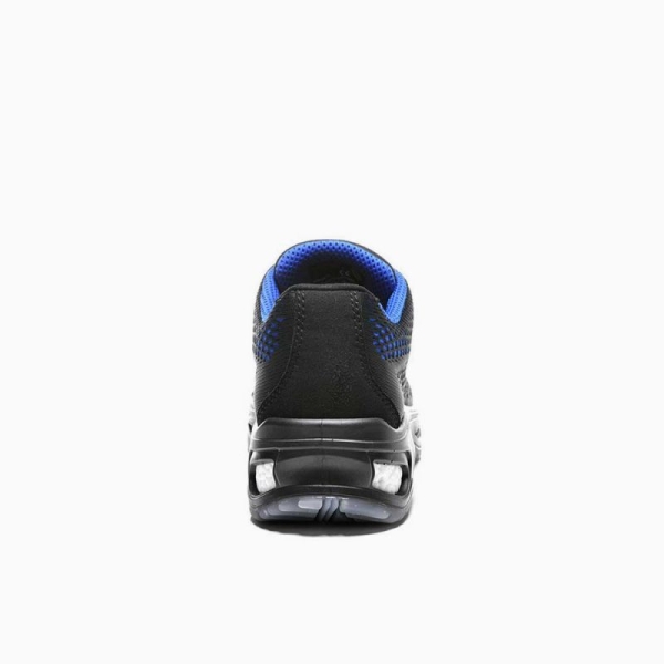 ELTEN-S1-Sicherheits-Arbeits-Berufs-Schuhe, Halbschuhe, LOGAN BLUE LOW ESD, schwarz/blau