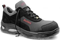 ELTEN-S3-Sicherheits-Arbeits-Berufs-Schuhe, Halbschuhe, MILES LOW ESD, schwarz/grau