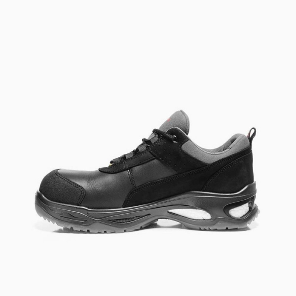 ELTEN-S3-Sicherheits-Arbeits-Berufs-Schuhe, Halbschuhe, MILES LOW ESD, schwarz/grau