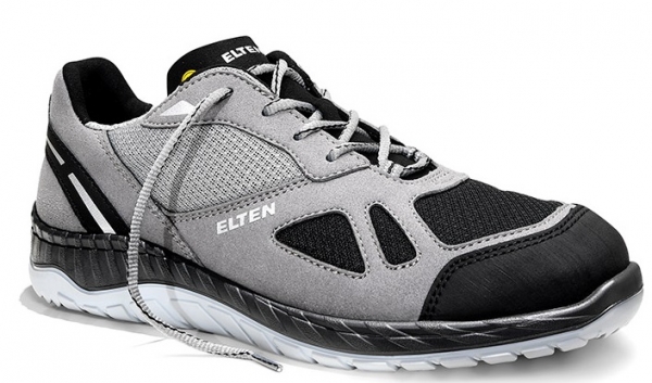 ELTEN-S1P-Sicherheits-Arbeits-Berufs-Schuhe, Halbschuhe, MALCOLM grey Low, ESD, grau/schwarz