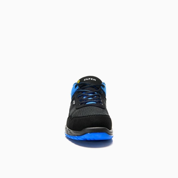 ELTEN-S1-Sicherheits-Arbeits-Berufs-Schuhe, Halbschuhe, LONNY blue Low, ESD, schwarz/blau
