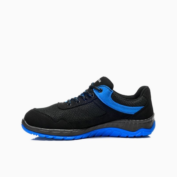 ELTEN-S1-Sicherheits-Arbeits-Berufs-Schuhe, Halbschuhe, LONNY blue Low, ESD, schwarz/blau
