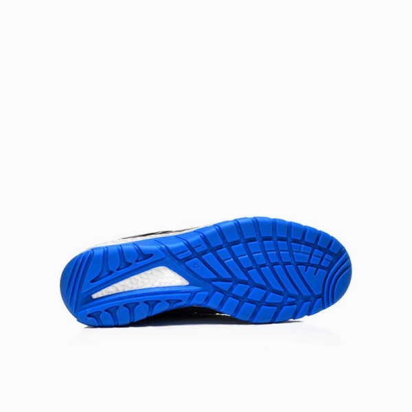 ELTEN-S1P-Sicherheits-Arbeits-Berufs-Schuhe, Halbschuhe, MADDOX GREY-BLUE LOW, ESD, grau/gr�n/blau
