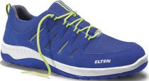 ELTEN-S1P-Sicherheits-Arbeits-Berufs-Schuhe, Halbschuhe, MADDOX BLUE LOW, ESD, blau/grn