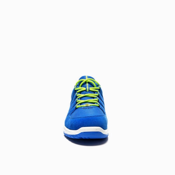 ELTEN-S1P-Sicherheits-Arbeits-Berufs-Schuhe, Halbschuhe, MADDOX BLUE LOW, ESD, blau/gr�n
