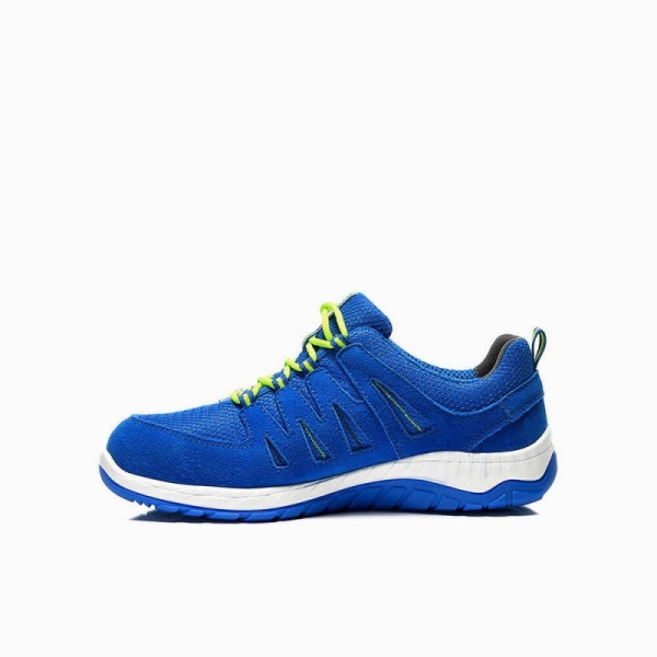 ELTEN-S1P-Sicherheits-Arbeits-Berufs-Schuhe, Halbschuhe, MADDOX BLUE LOW, ESD, blau/gr�n