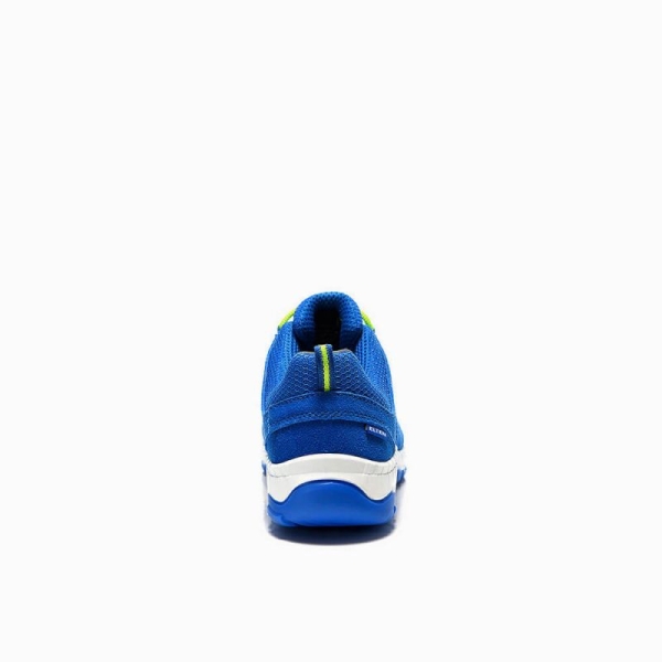 ELTEN-S1P-Sicherheits-Arbeits-Berufs-Schuhe, Halbschuhe, MADDOX BLUE LOW, ESD, blau/gr�n