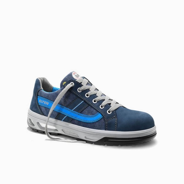 ELTEN-S2-Sicherheitshalbschuhe, NEWTON BLUE LOW, ESD, blau