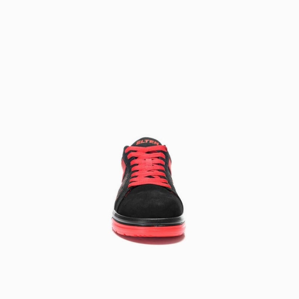 ELTEN-S1-Sicherheitshalbschuhe, BREEZER XX10 LOW, ESD, schwarz/rot