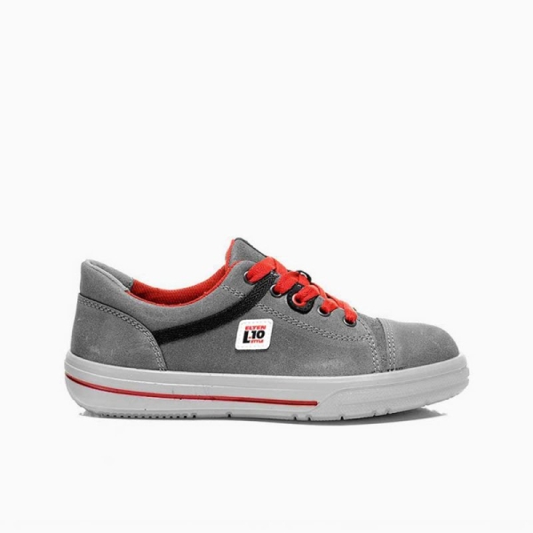 ELTEN-S3-Damen-Sicherheits-Arbeits-Berufs-Schuhe, Halbschuhe, VINTAGE LADY LOW ESD, grau