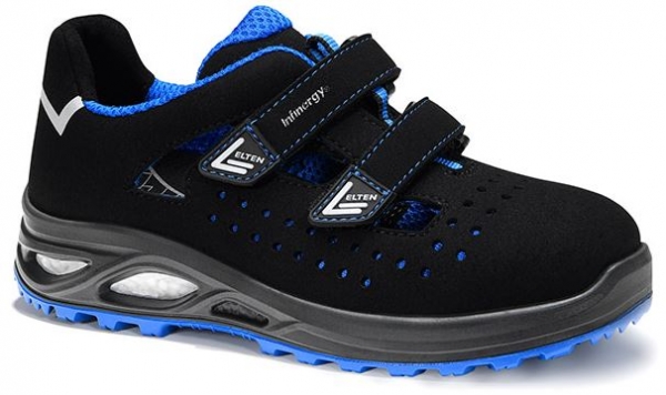 ELTEN-S1P-Damen-Sicherheitssandale, IMPULSE Lady XXTL Easy, ESD, schwarz/blau