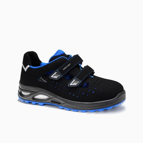 ELTEN-S1P-Damen-Sicherheitssandale, IMPULSE Lady XXTL Easy, ESD, schwarz/blau
